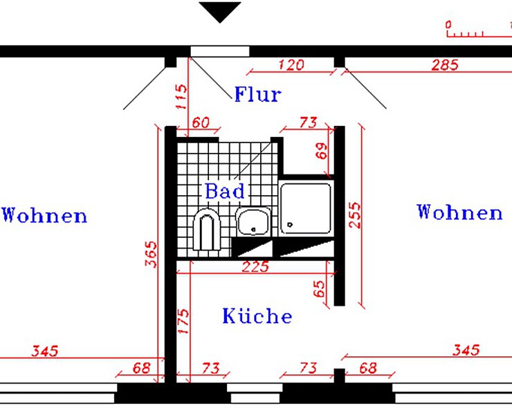 freundliche Erdgeschosswohnung