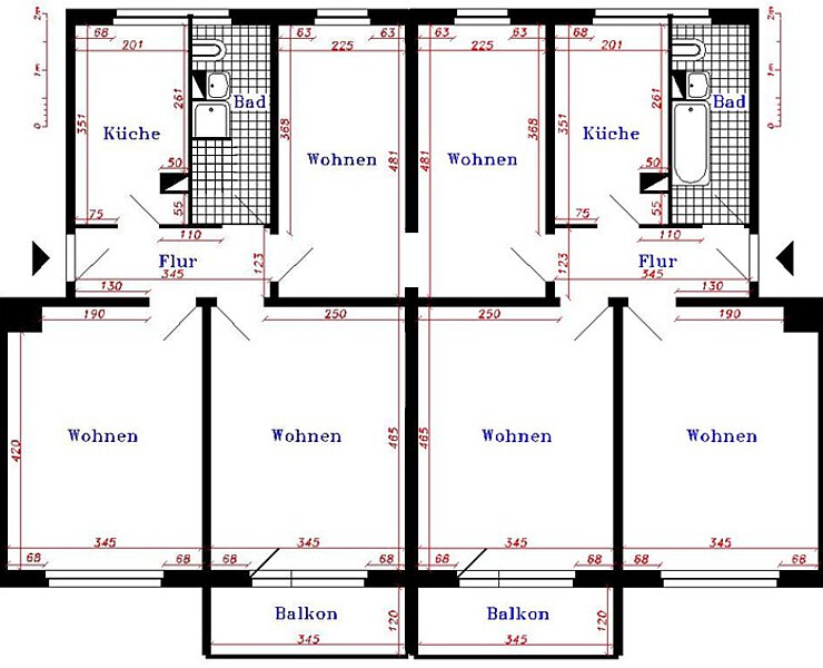 große Familienwohnung