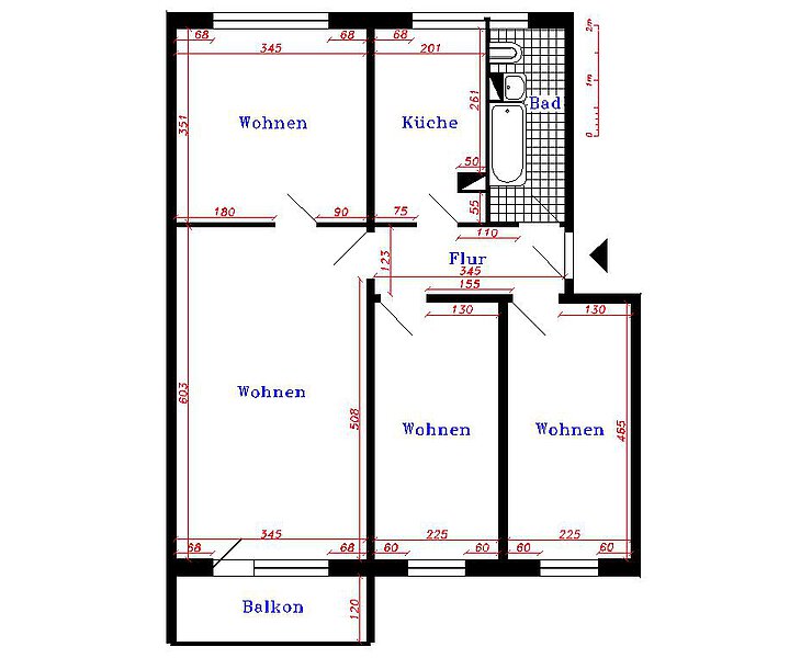Schöne Familienwohnung