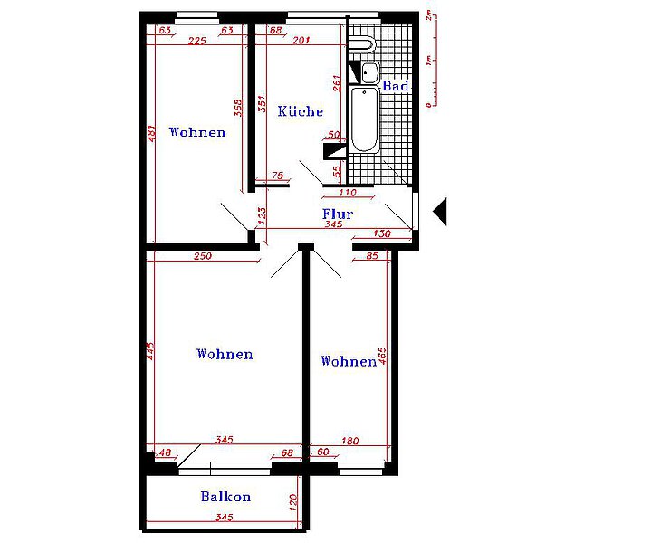 freundliche Erdgeschosswohnung
