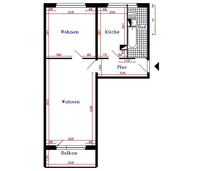 Hübsche Wohnung