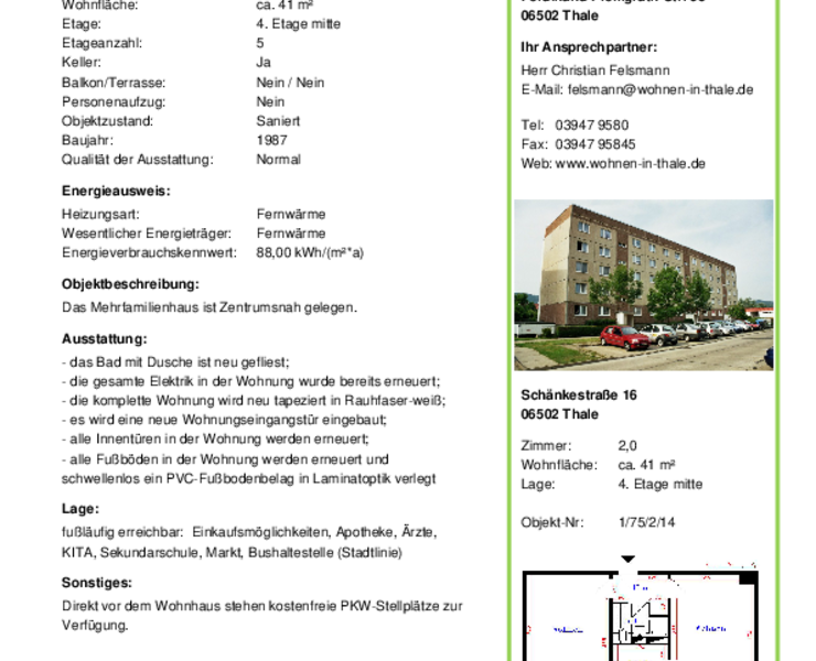 Singlewohnung
